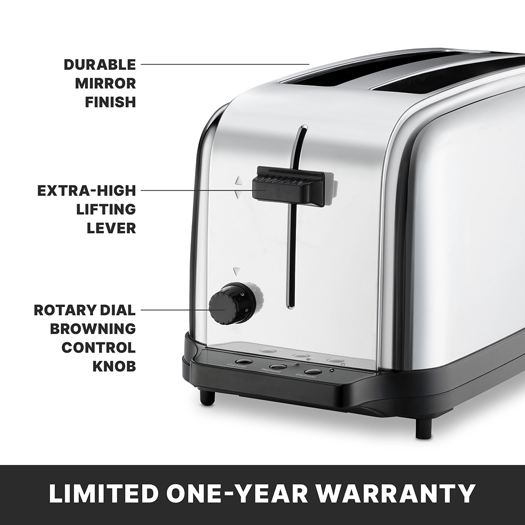 Light-Duty 4-Slice 2-Slot Toaster